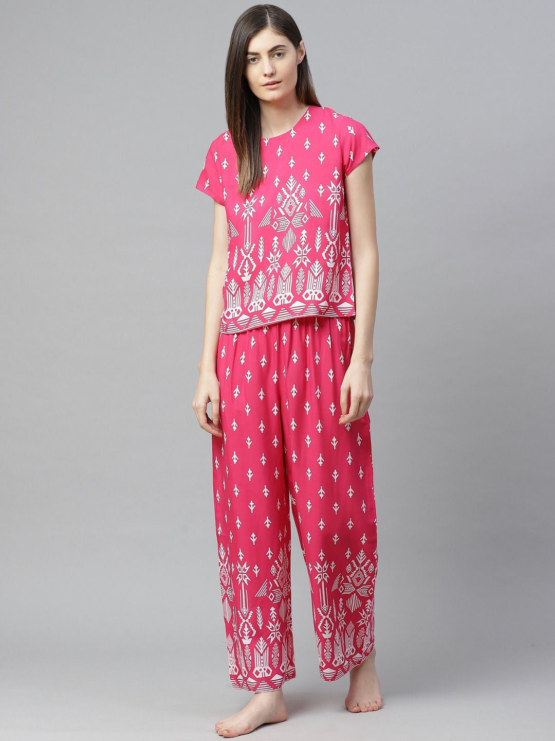 Yash Gallery Regular Night Suit Set
