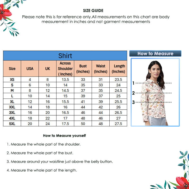 Rayon Floral Printed Shirt (Multi)