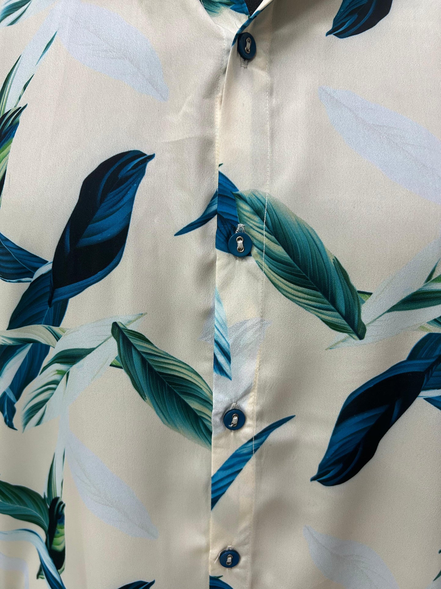 YASH GALLERY Men's Polyester Tropical Printed Regular Shirt