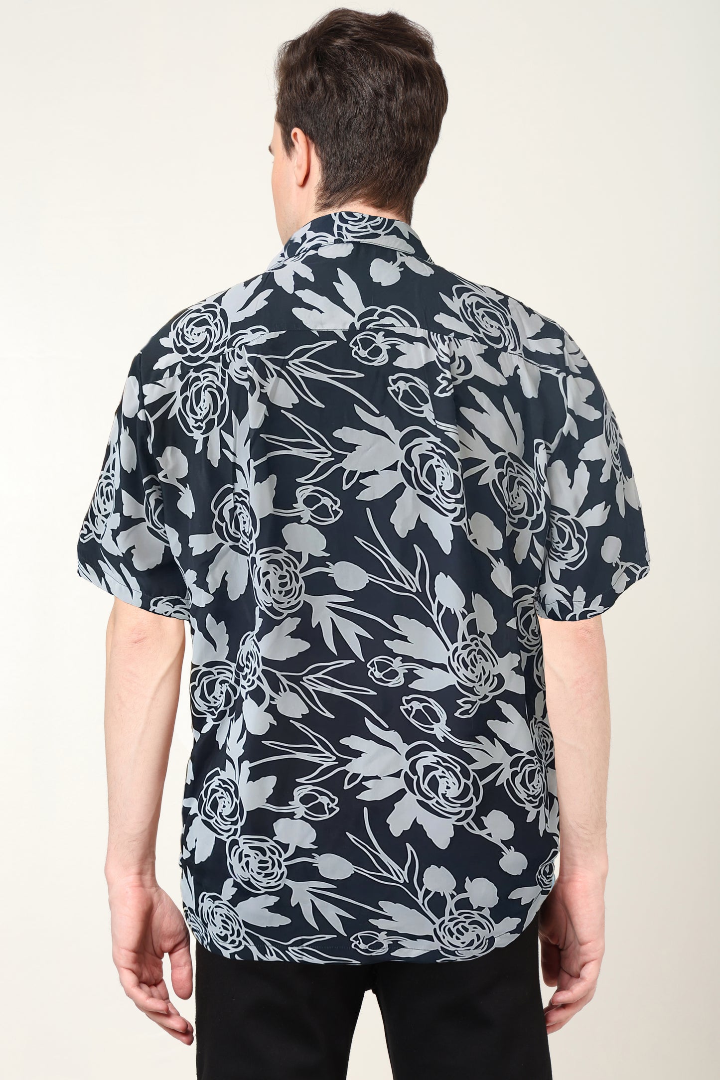 YASH GALLERY Men's Polyester Tropical Printed Regular Shirt