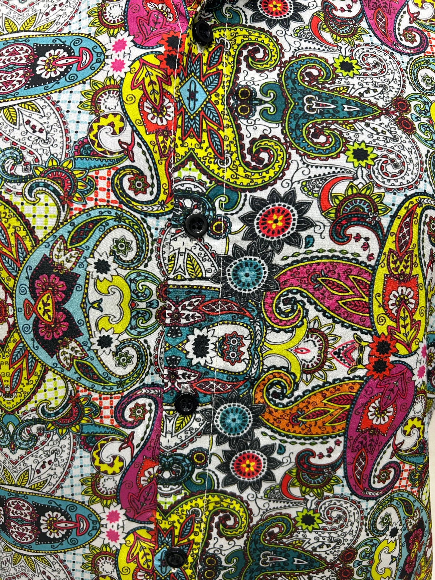 yash gallery mens polyester floral printed regular shirt multi
