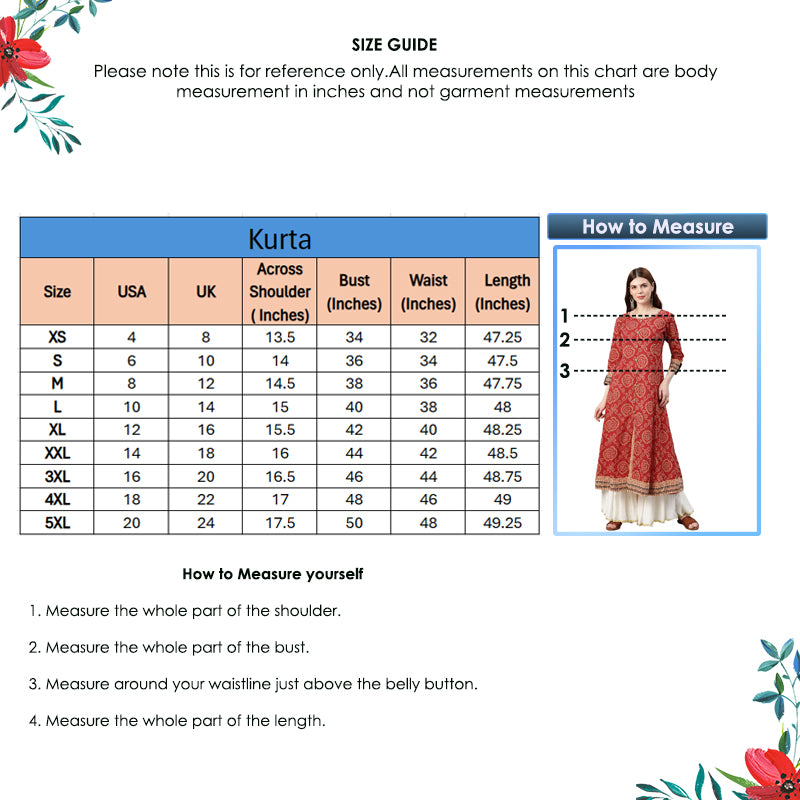 Bandhni Print Flared Kurta