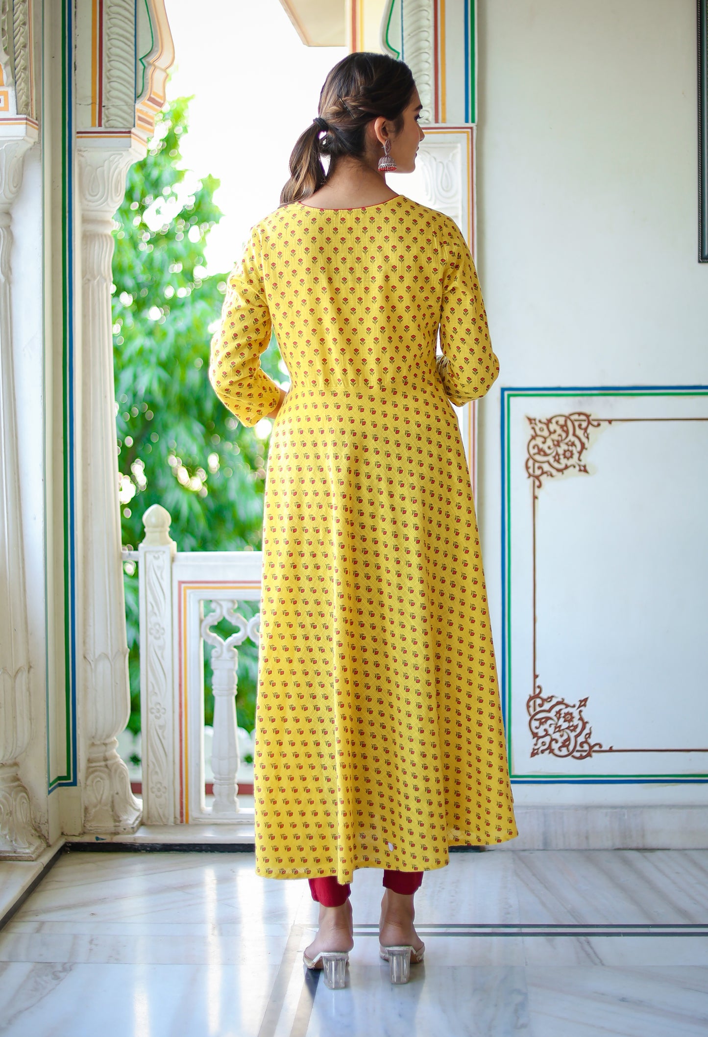YASH GALLERY Women's Floral Printed Anarkali kurti