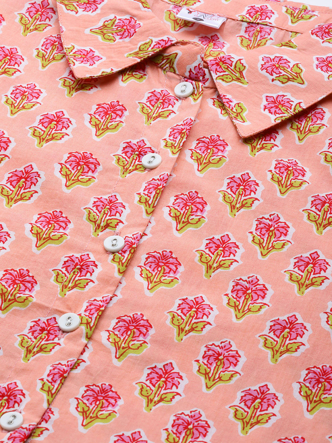 Floral Printed Night Suit (PINK)
