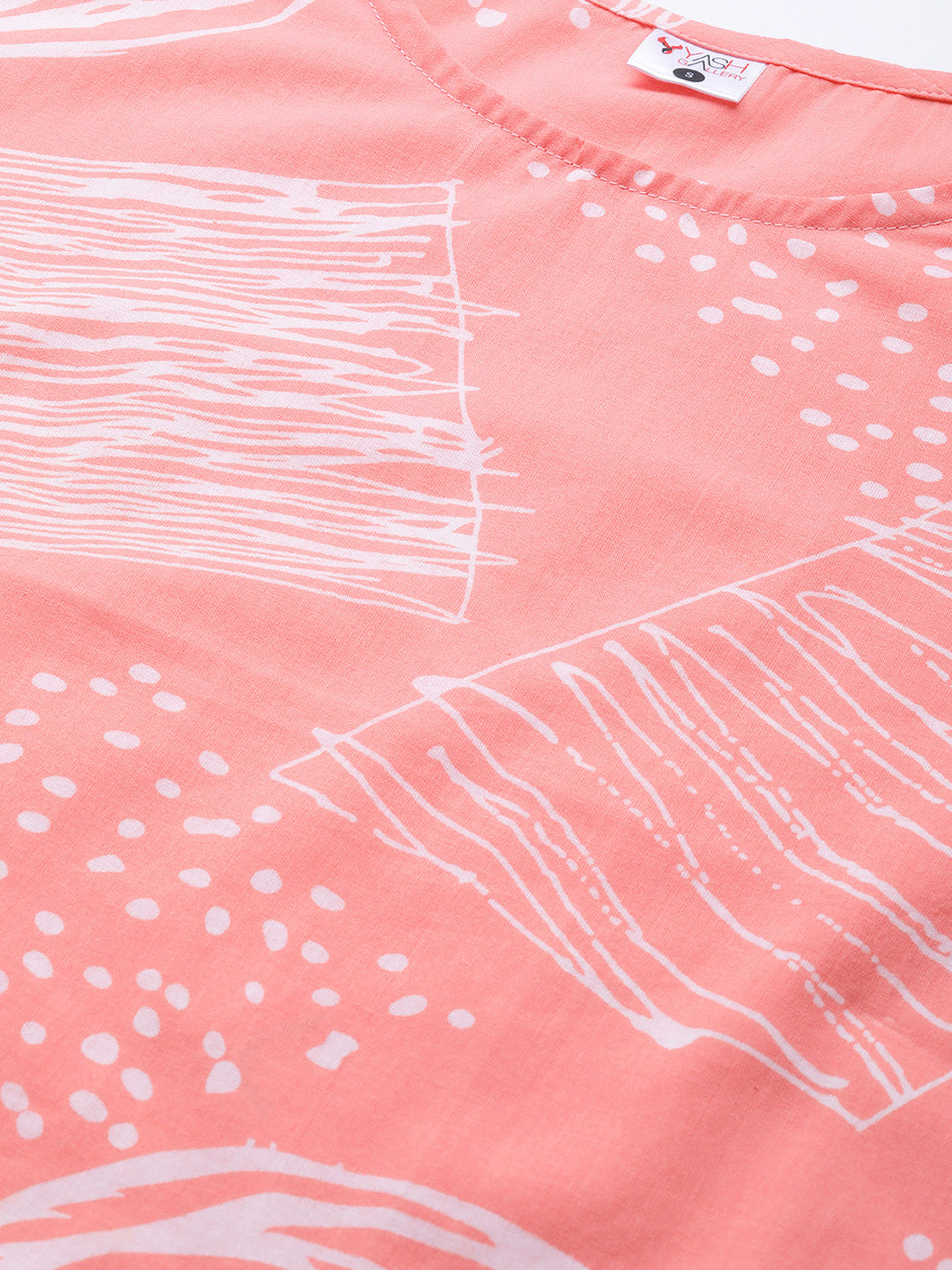 Geomatrical Printed Night Suit (PINK)