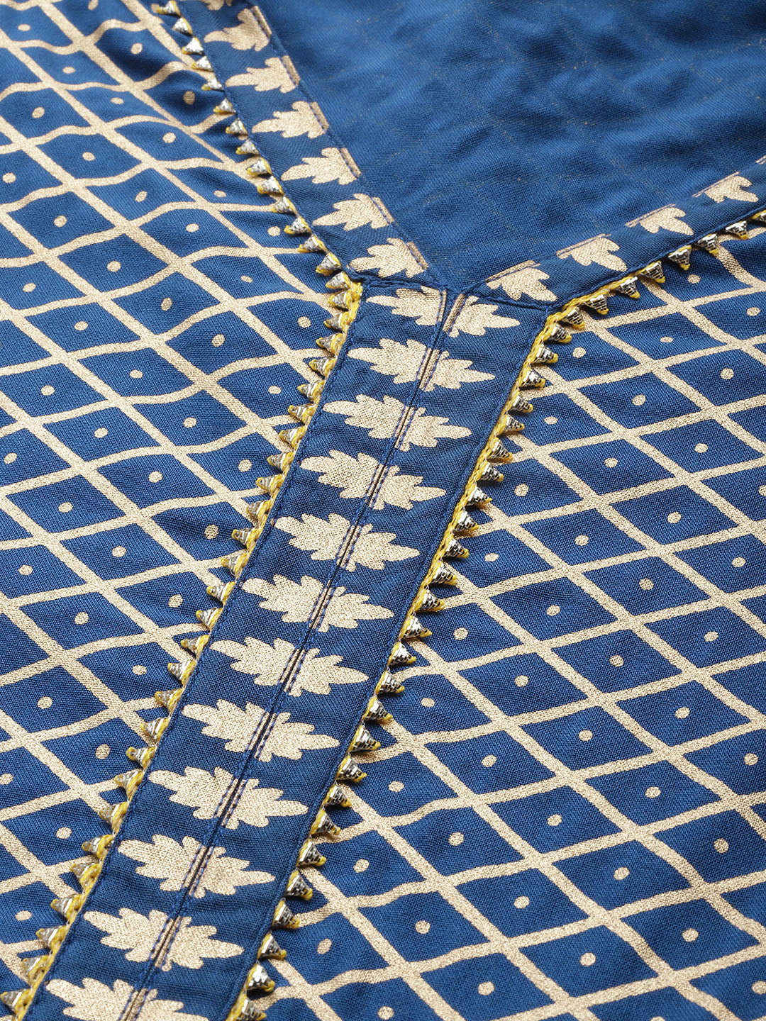 Rayon Geomatrical Printed Anarkali Kurta