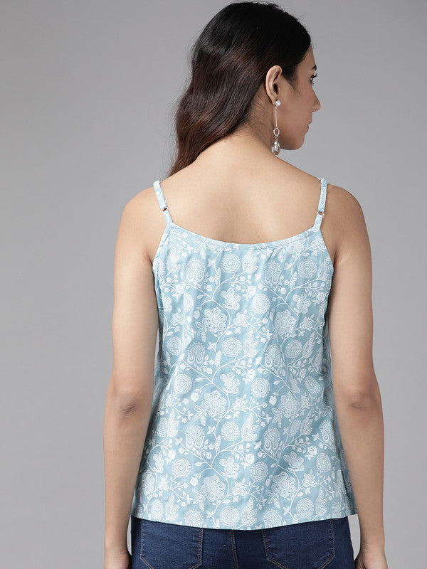 Rayon knot style Regular top (Blue)
