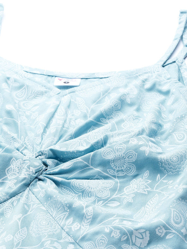 Rayon knot style Regular top (Blue)
