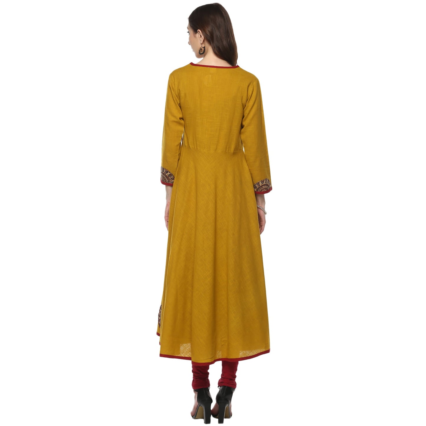 Festive & Party Embellished Kurti (Yellow)
