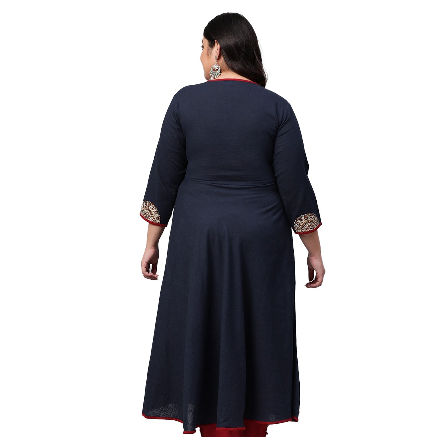 Festive & Party Embellished Kurti (Blue)