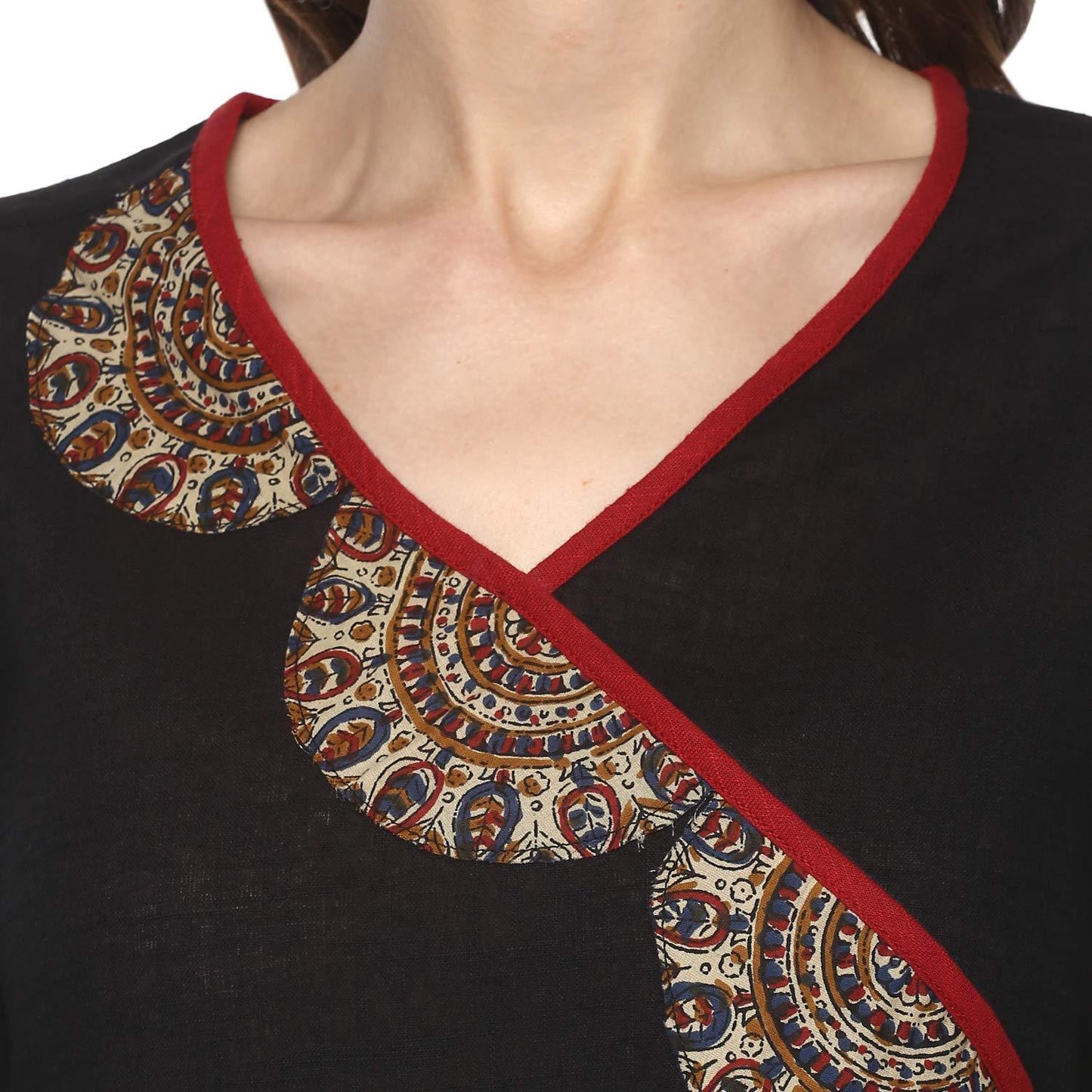 Festive & Party Embellished Kurti (Black)