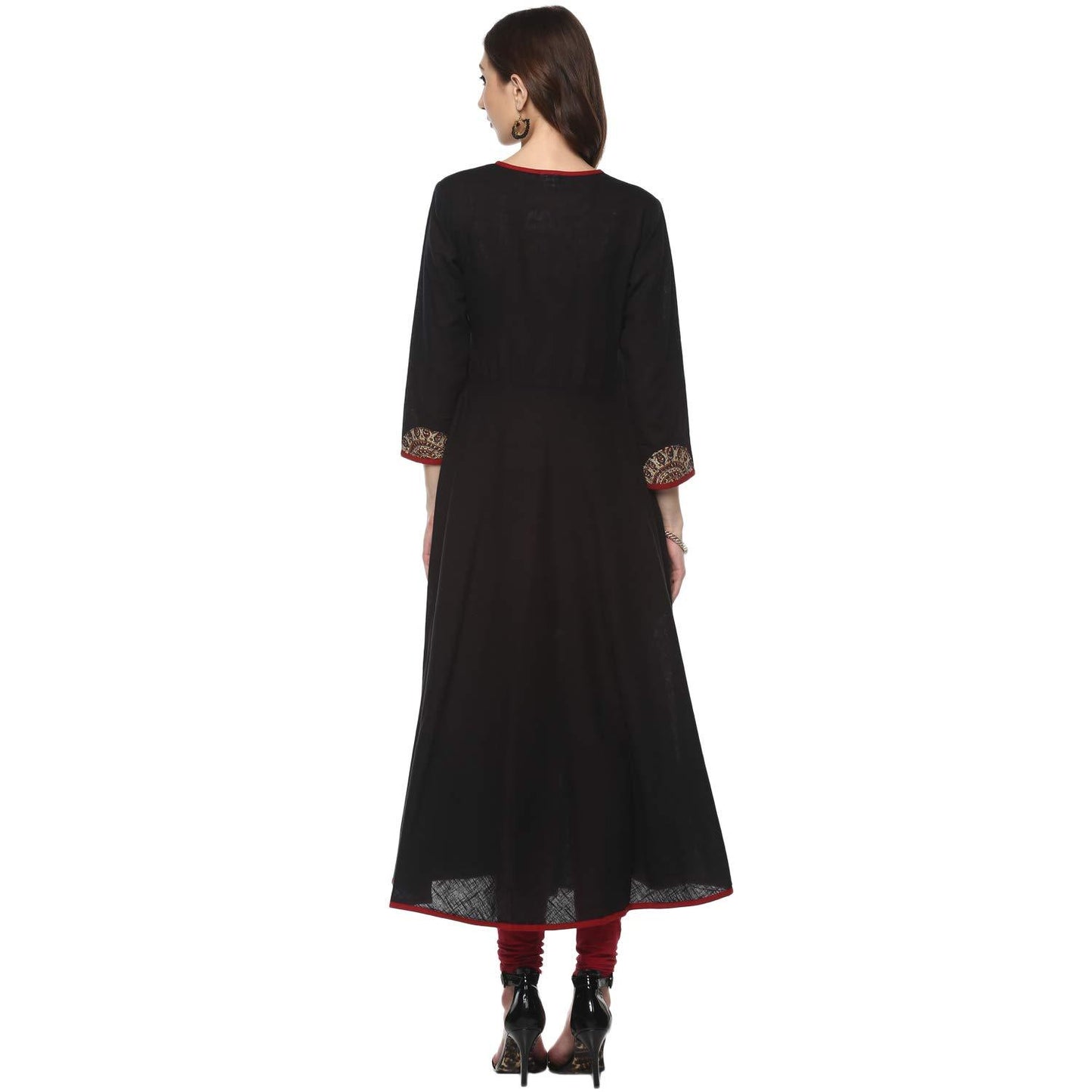 Festive & Party Embellished Kurti (Black)
