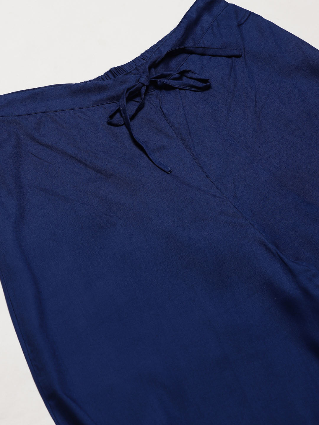 Solid Rayon Palazzo (Blue)