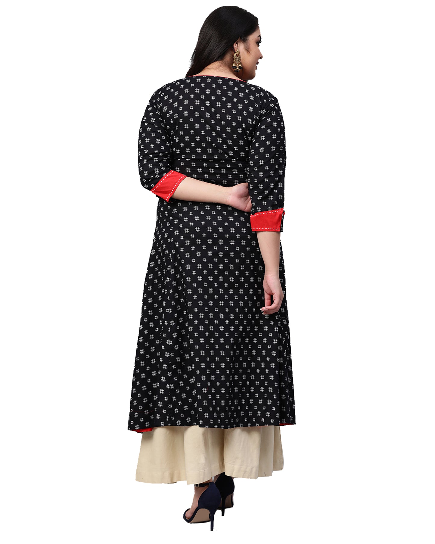 Cotton Anarkali Printed Kurti