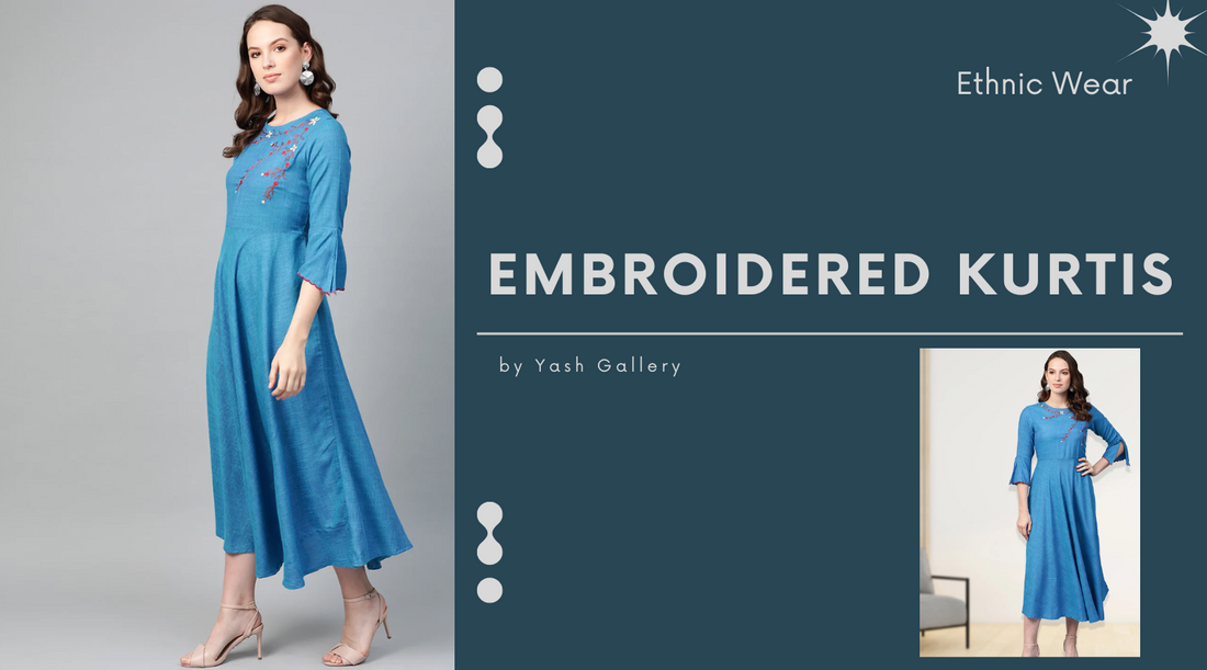 embroidered kurtis by yash gallery