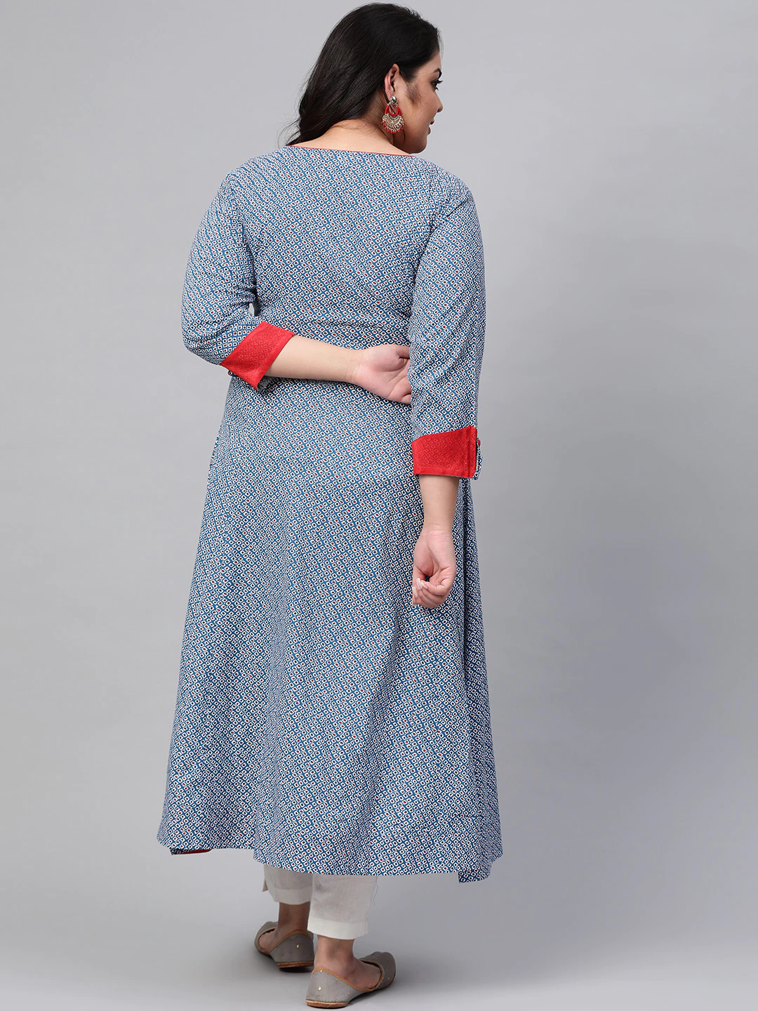 Yash Gallery Designer Printed Women’s Rayon Anarkali  Kurta