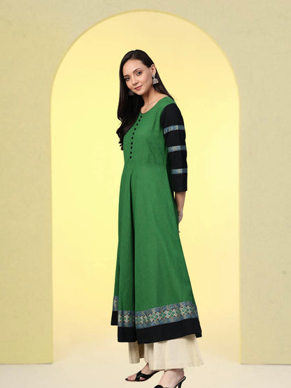 YASH GALLERY Women's Rayon Anarkali Kurta