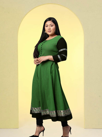 YASH GALLERY Women's Rayon Anarkali Kurta