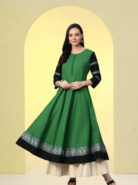 YASH GALLERY Women's Rayon Anarkali Kurta