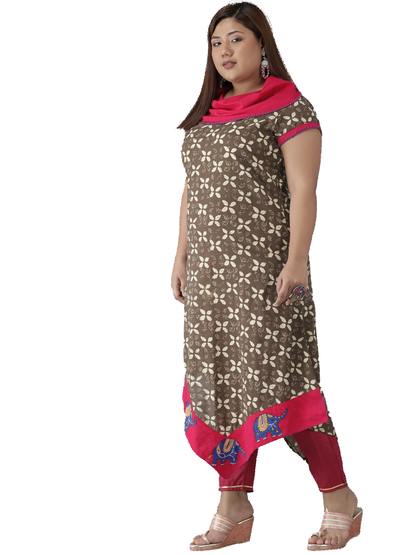 Yash Gallery Womens Cotton Asymmetric Kurta
