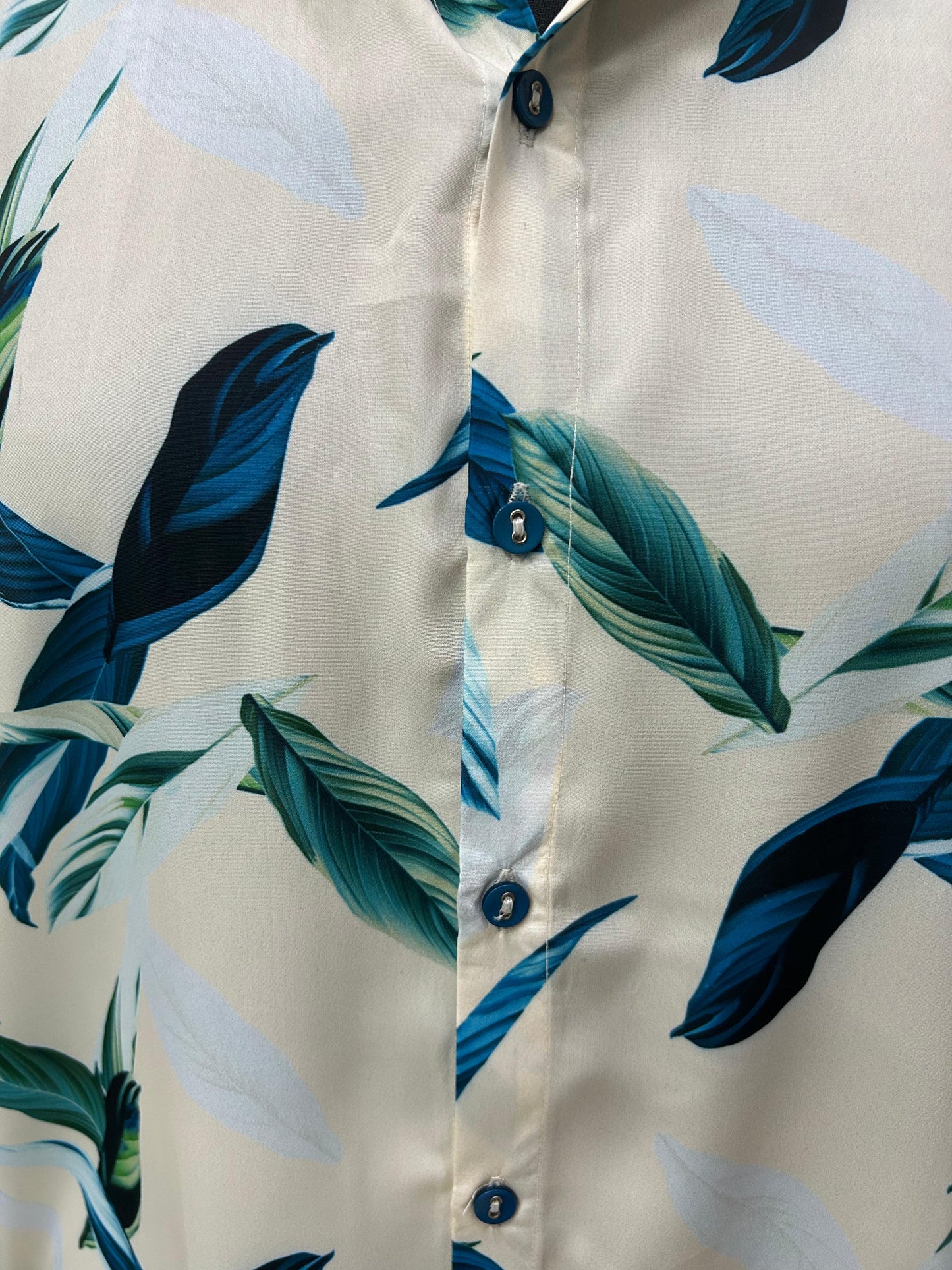 YASH GALLERY Men's Polyester Tropical Printed Regular Shirt (Multi)