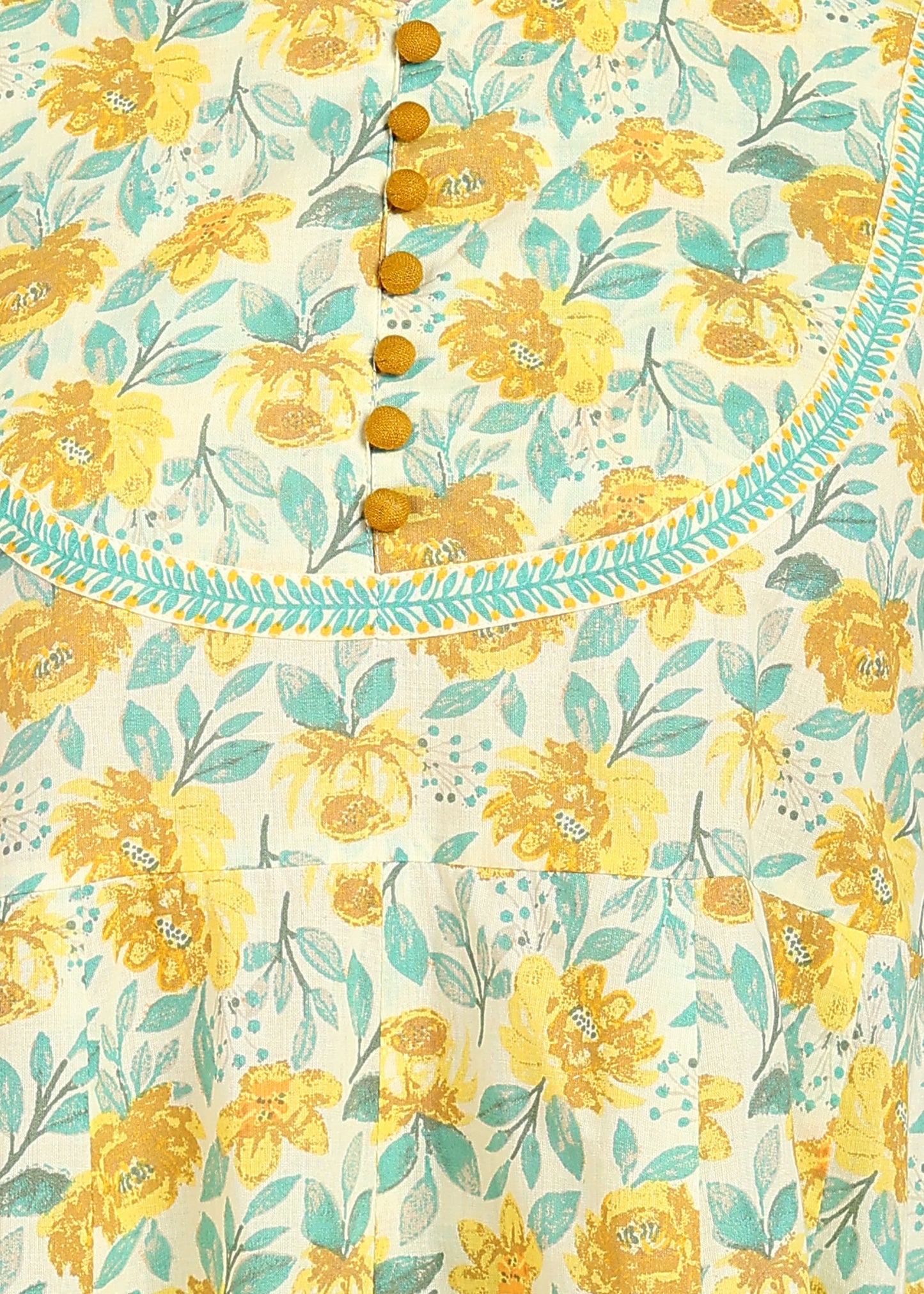 yash gallery womens cotton ankle length notch neck full sleeves floral print anarkali with pant and dupatta