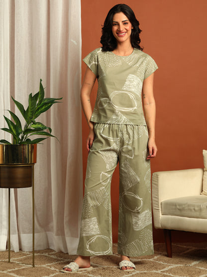 Yash Gallery Regular Night Suit Set