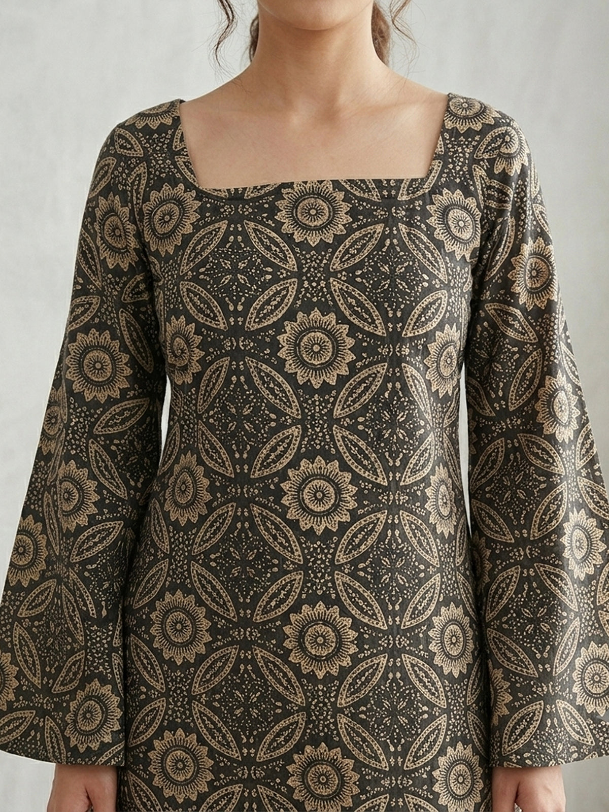 YASH GALLERY Pure Cotton Corset Back Short Kurti