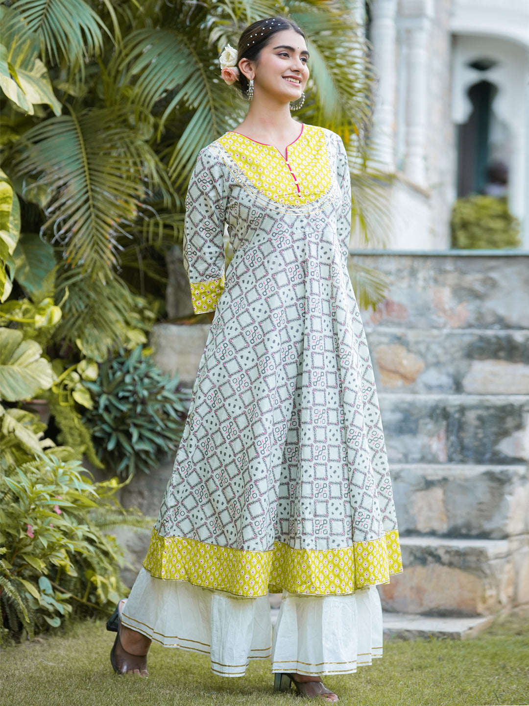 Buy anarkali kurti sets with dupatta for women Online at best prices at  Meesho | Indian women, Set dress, Traditional dresses