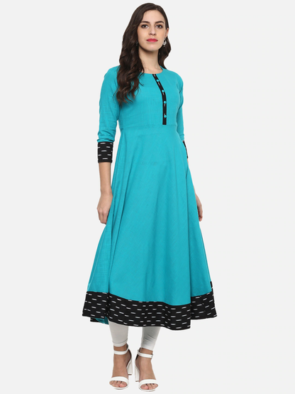 Printed Anarkali Kurta