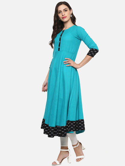 Printed Anarkali Kurta