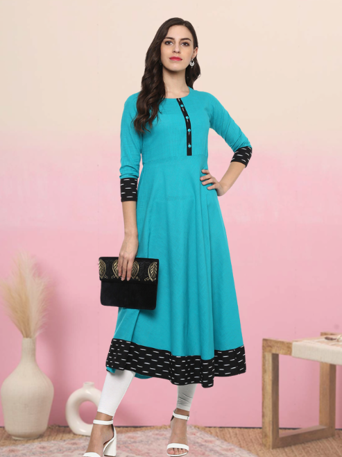 Printed Anarkali Kurta