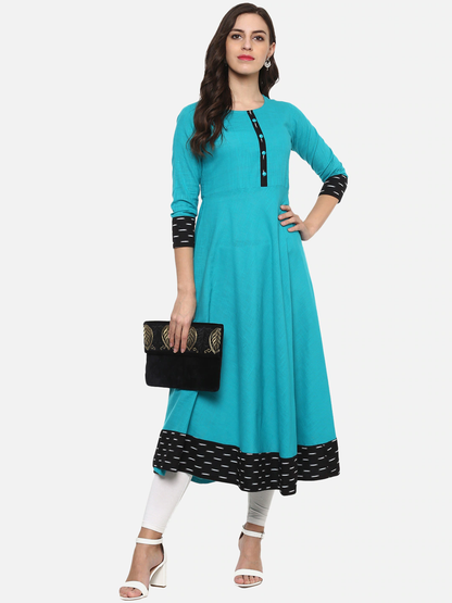 Printed Anarkali Kurta