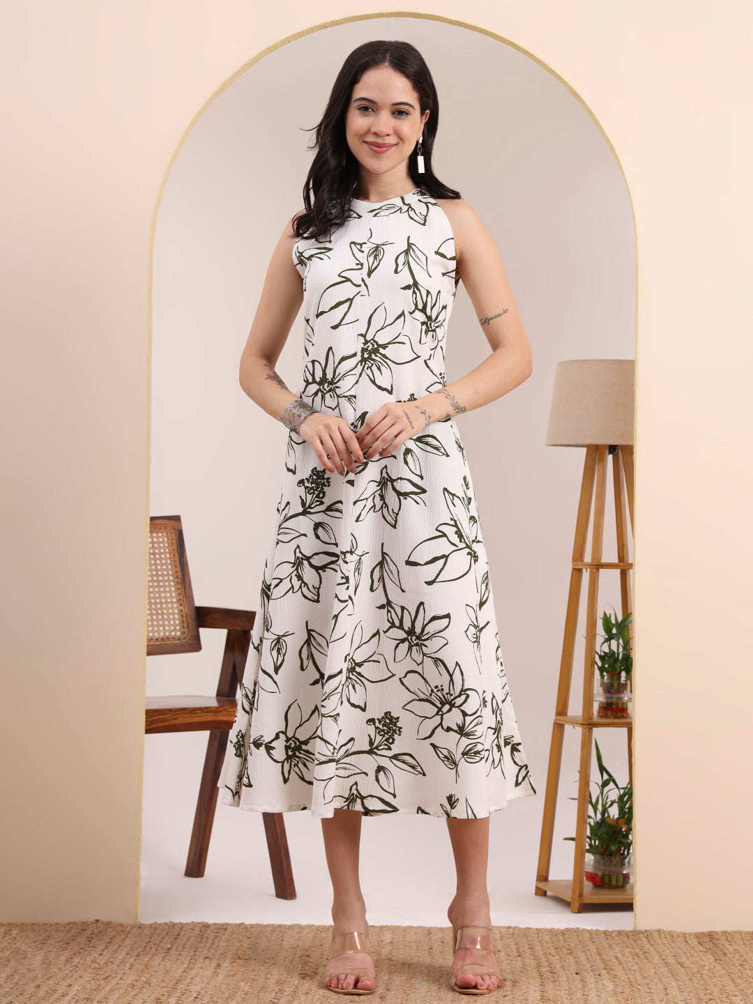 Yash Gallery Women’s Printed Dress