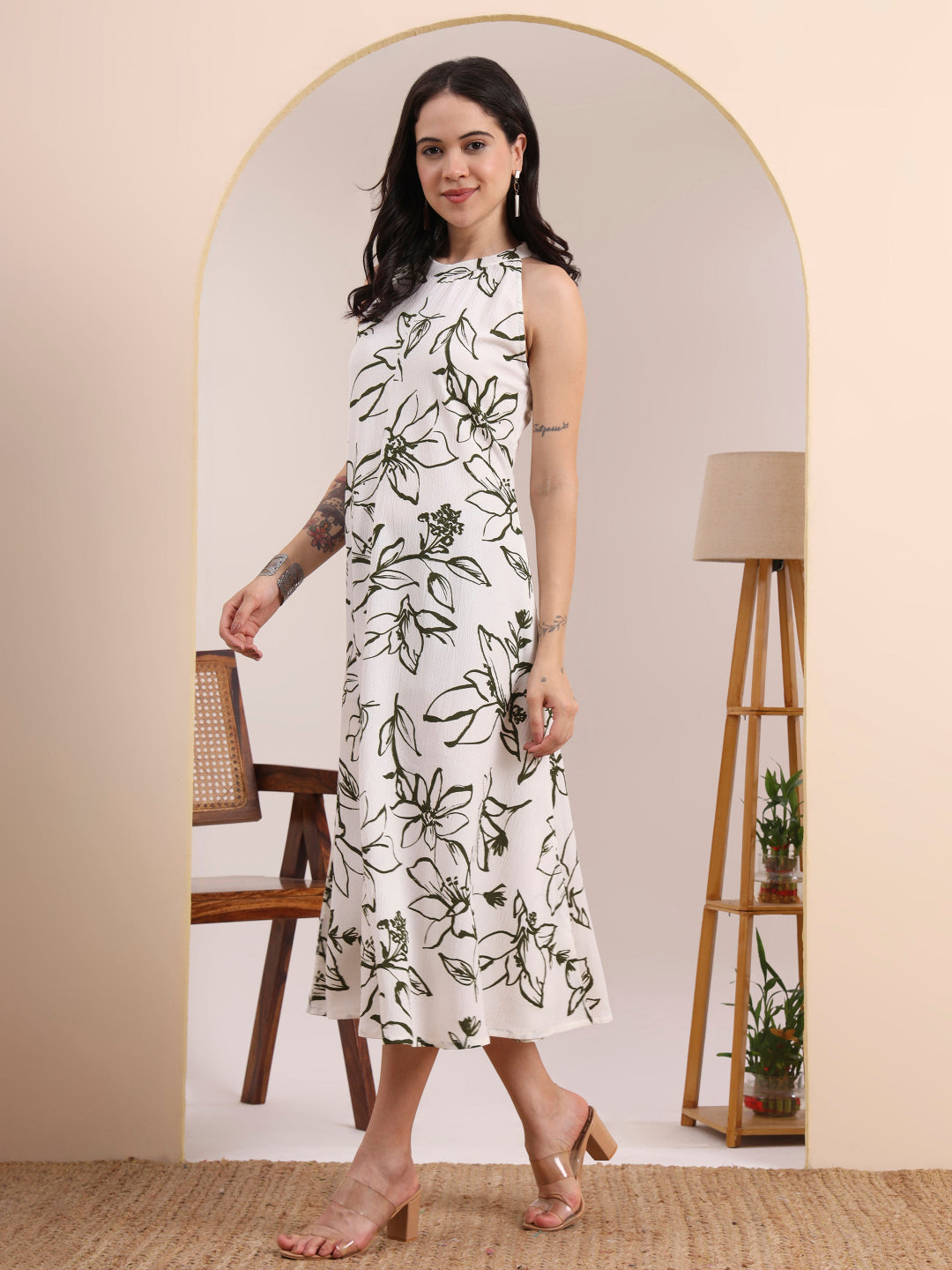 Yash Gallery Women’s Printed Dress