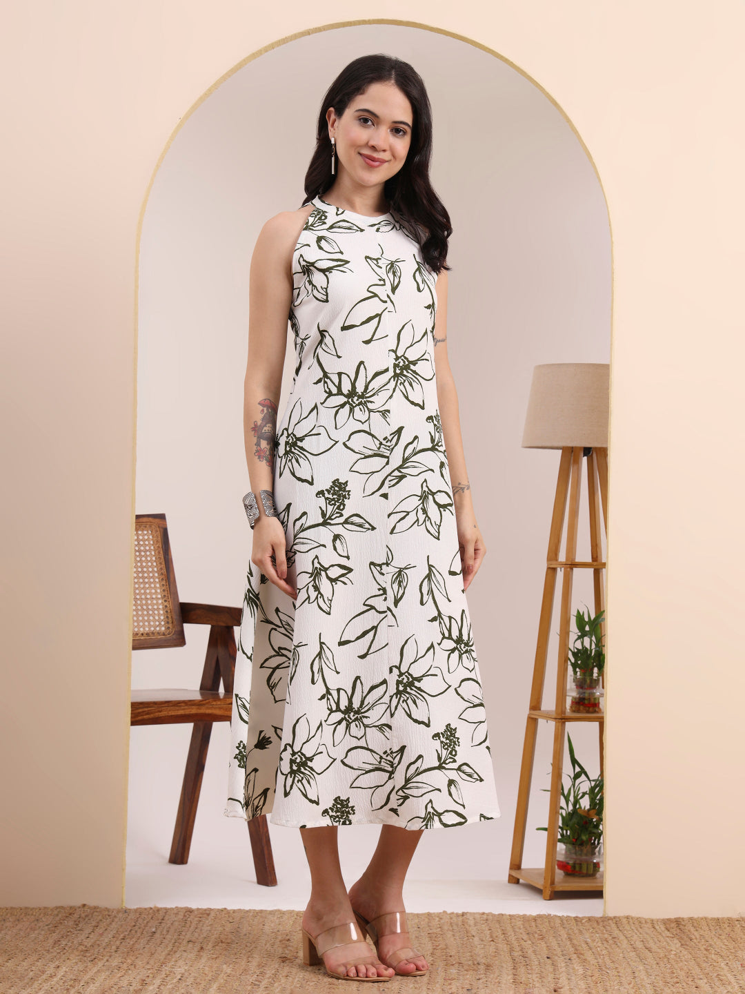 Yash Gallery Women’s Printed Dress