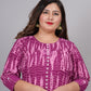 Yash Gallery Women's Cotton Blend Printed Anarkali Kurta