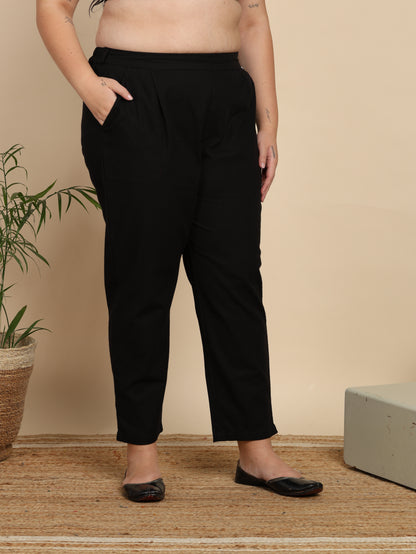 Yash Gallery Women’s Cotton Multi Striped Printed Straight Kurta with Pant & Dupatta