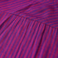  Viscose Stripe Regular Top (Purple)
