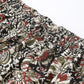  Cotton Slub Solid Straight Kurta with Ajarak Printed Palazzo Set (Maroon)