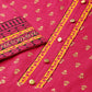 women cotton slub gold printed anarkali kurta