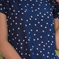 Polka Print Blue Night Suit Set