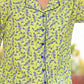 Floral Printed Night Suit (GREEN)