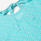  Geomatrical Printed Casual Top (SKY BLUE)