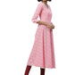  Cotton Floral Print Anarkali Kurta (PINK)