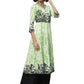  Rayon Tie & Dye Floral Printed Anarkali Kurta