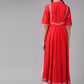 Rayon Pintucks Anarkali Kurta (Red)