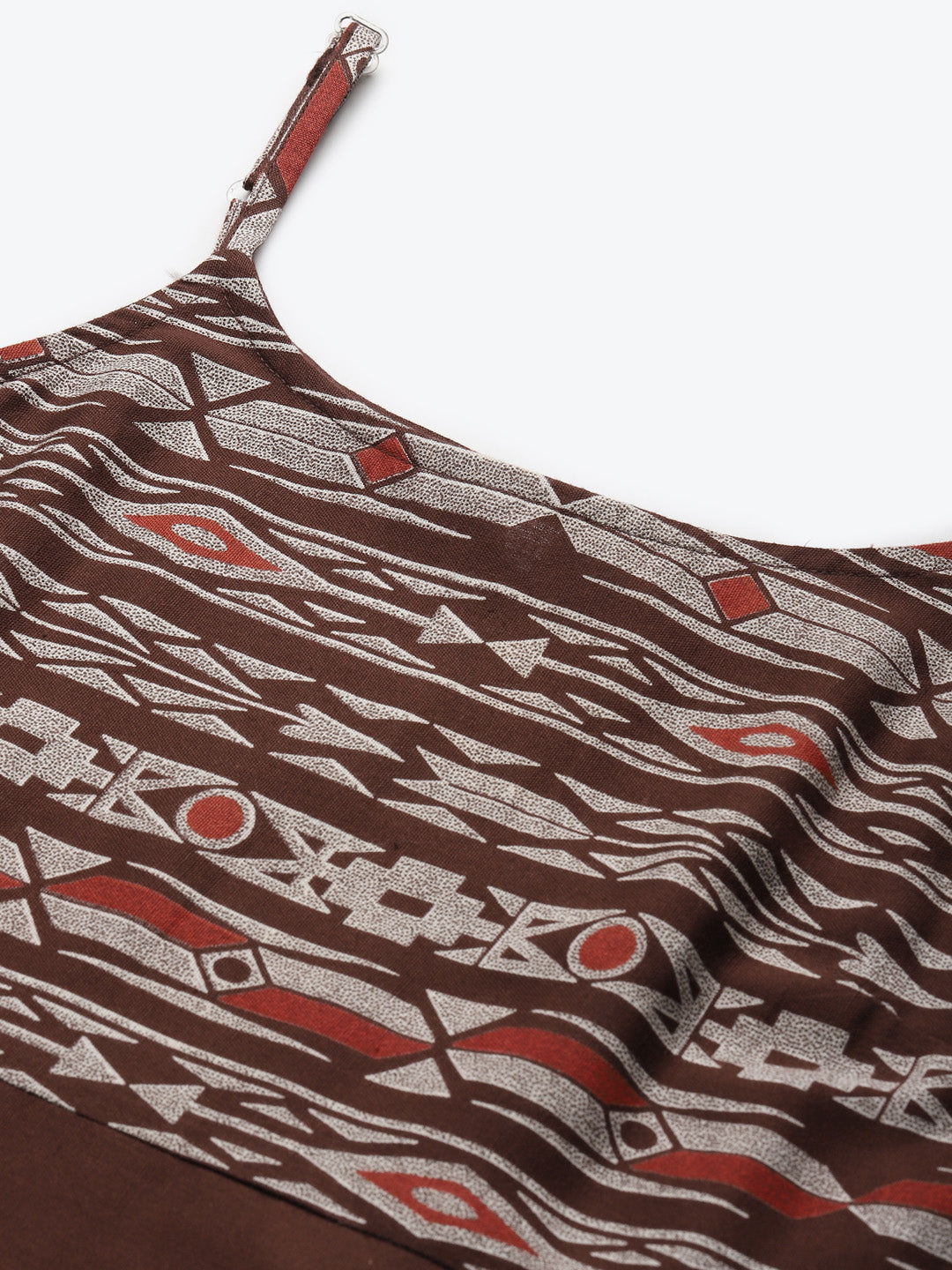 women geomatrical printed a line dress