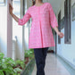 womens cotton floral printed short kurti