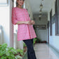 womens cotton floral printed short kurti
